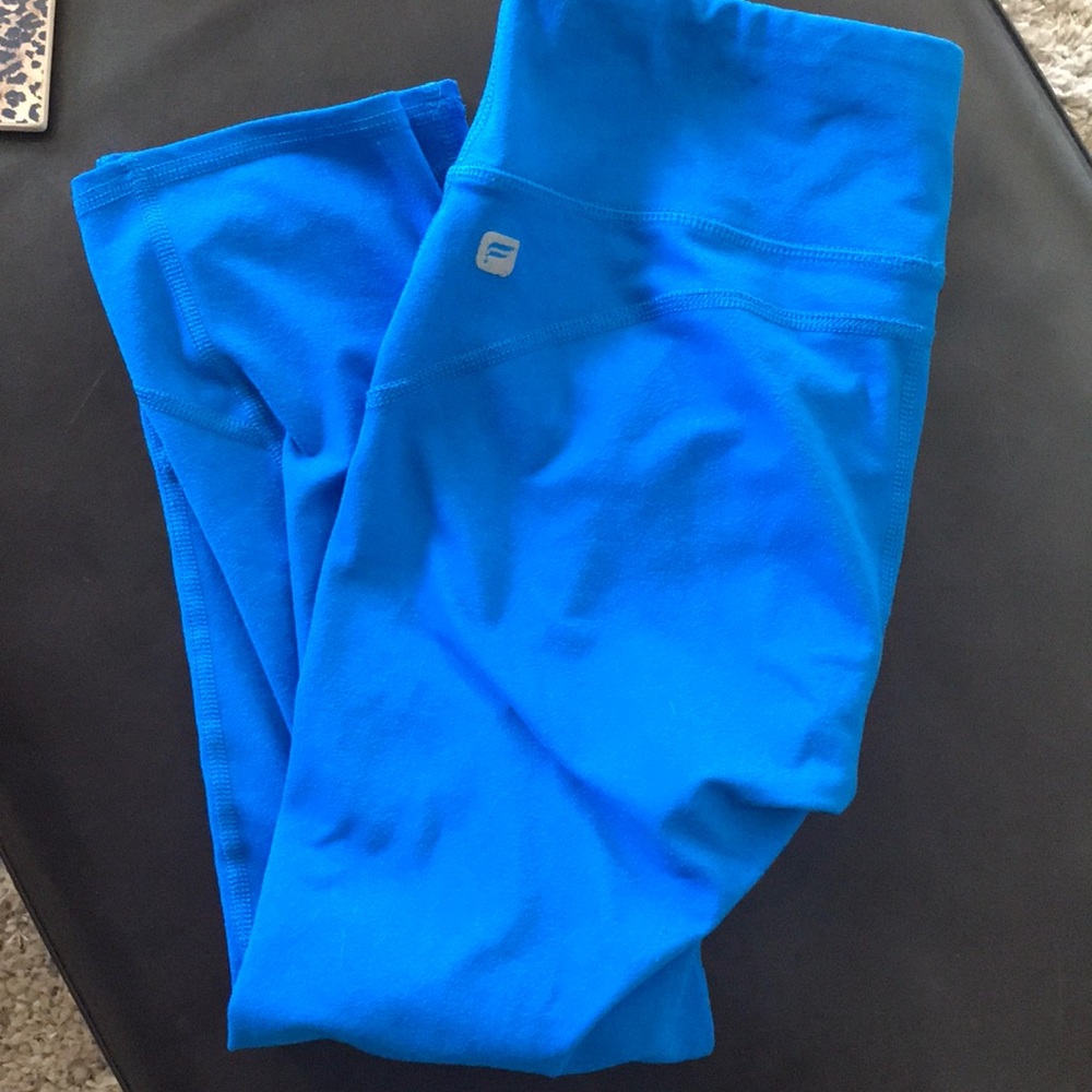 Blue fabletics leggings size small